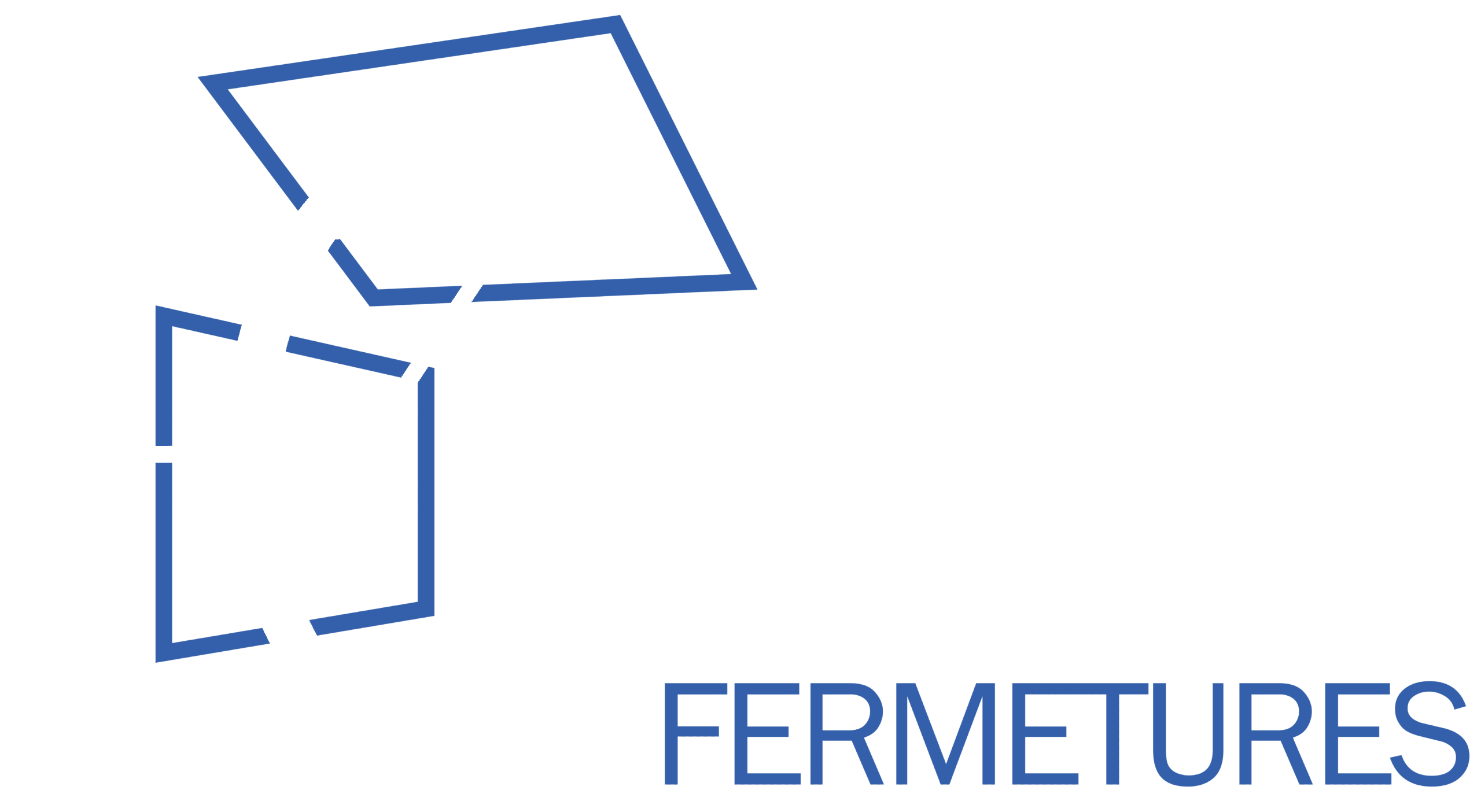 Logo Cortes Fermetures blanc